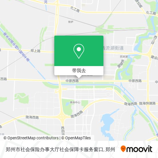 郑州市社会保险办事大厅社会保障卡服务窗口地图