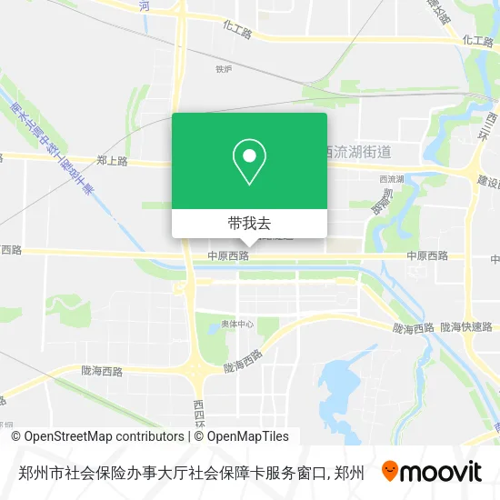 郑州市社会保险办事大厅社会保障卡服务窗口地图