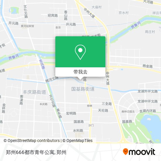 郑州666都市青年公寓地图