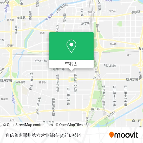 宜信普惠郑州第六营业部(信贷部)地图