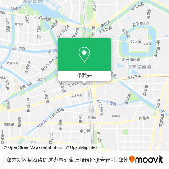 郑东新区祭城路街道办事处金庄股份经济合作社地图