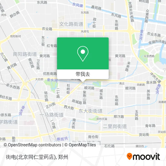 街电(北京同仁堂药店)地图