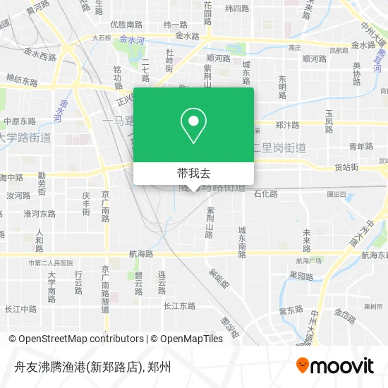 舟友沸腾渔港(新郑路店)地图