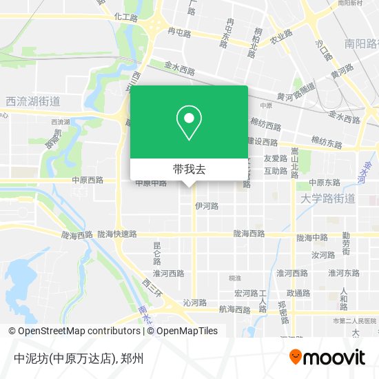 中泥坊(中原万达店)地图