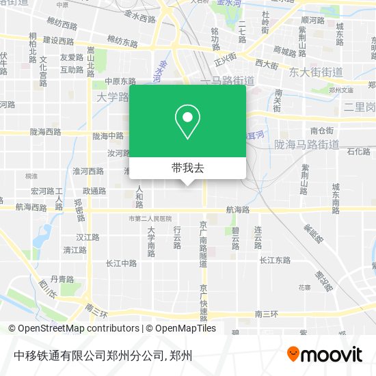 中移铁通有限公司郑州分公司地图