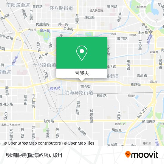 明瑞眼镜(陇海路店)地图