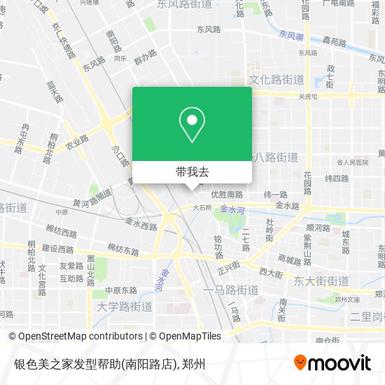 银色美之家发型帮助(南阳路店)地图