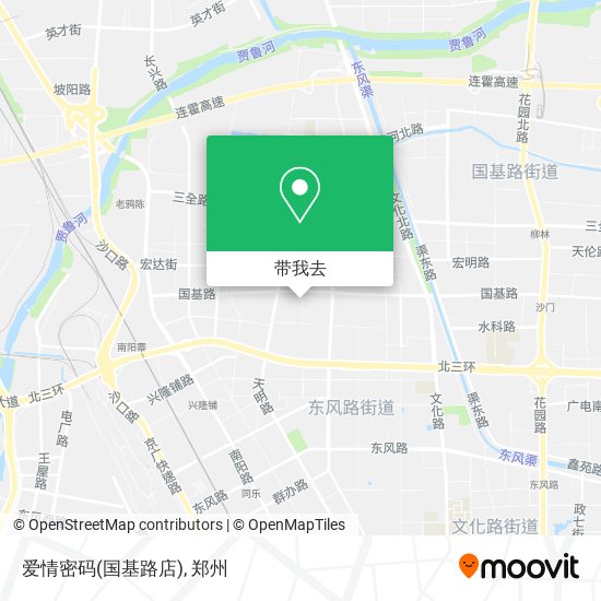 爱情密码(国基路店)地图