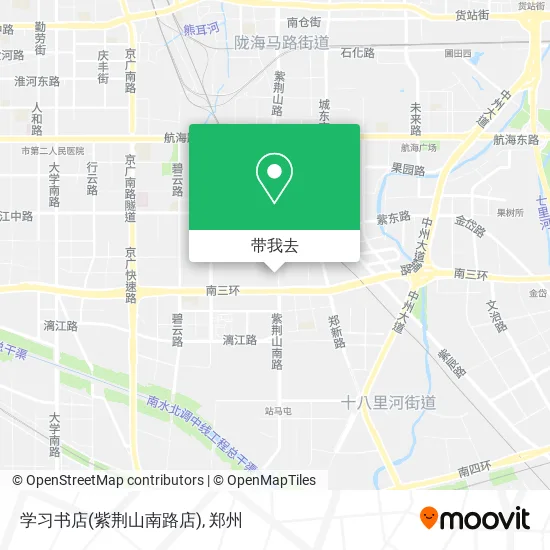 学习书店(紫荆山南路店)地图