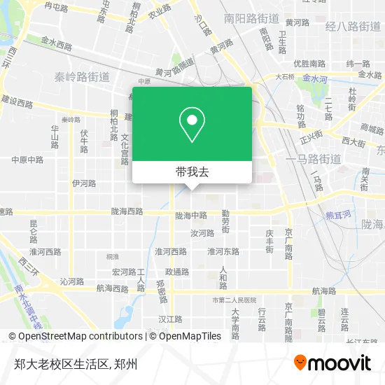 郑大老校区生活区地图