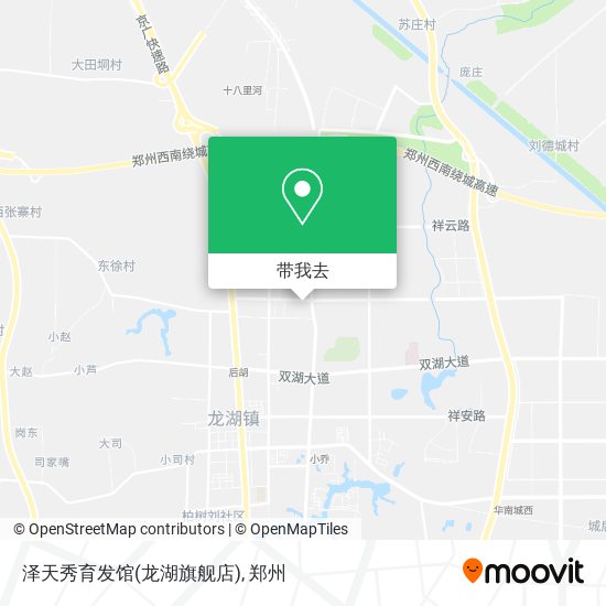 泽天秀育发馆(龙湖旗舰店)地图