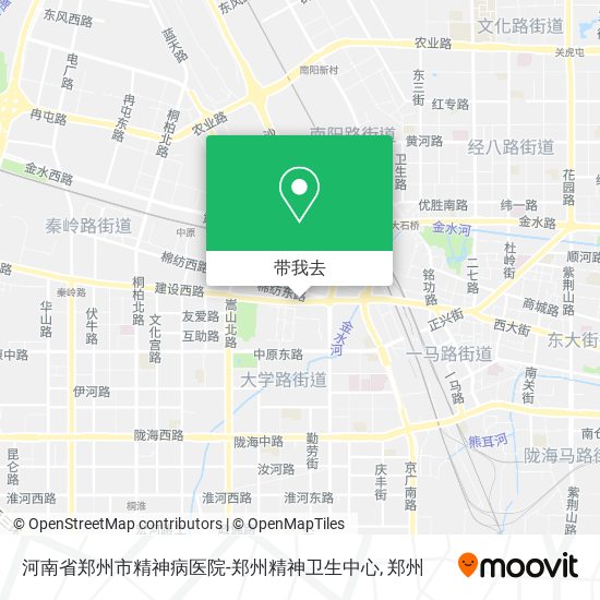 河南省郑州市精神病医院-郑州精神卫生中心地图