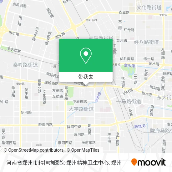 河南省郑州市精神病医院-郑州精神卫生中心地图
