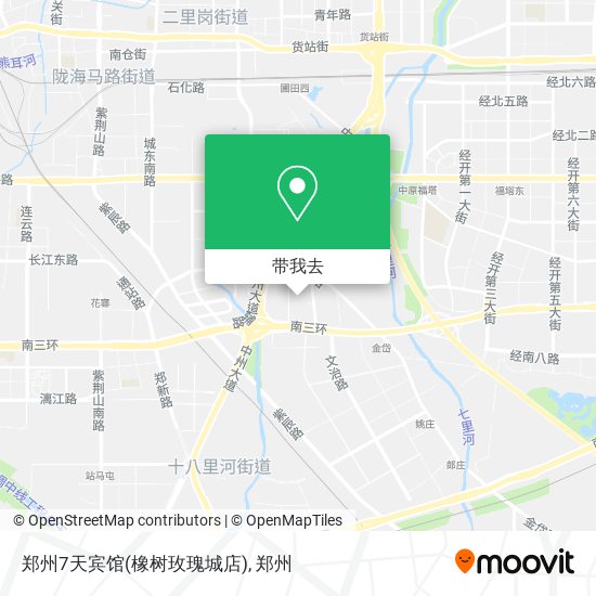 郑州7天宾馆(橡树玫瑰城店)地图