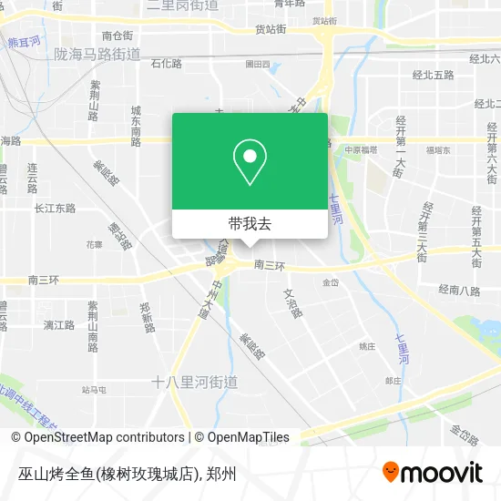 巫山烤全鱼(橡树玫瑰城店)地图