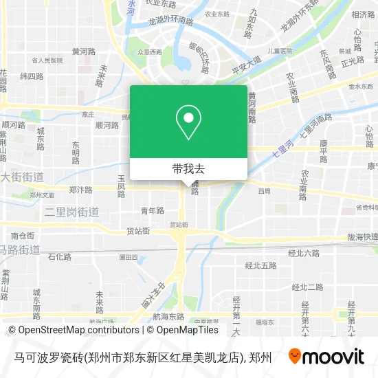 马可波罗瓷砖(郑州市郑东新区红星美凯龙店)地图