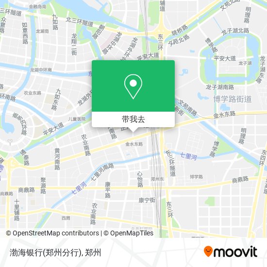 渤海银行(郑州分行)地图