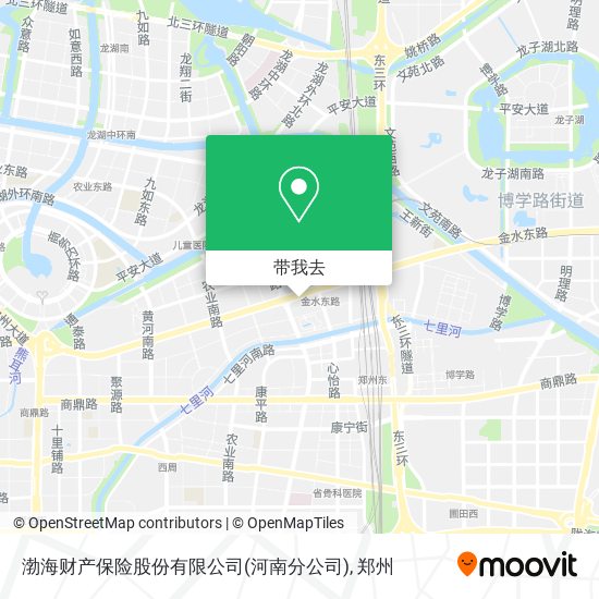 渤海财产保险股份有限公司(河南分公司)地图