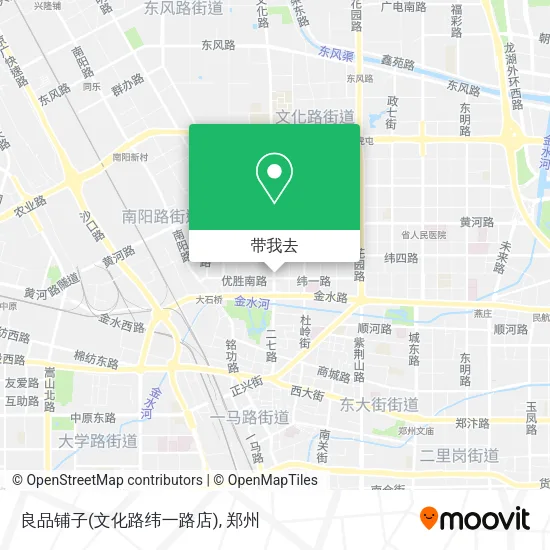 良品铺子(文化路纬一路店)地图