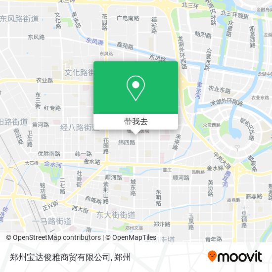 郑州宝达俊雅商贸有限公司地图