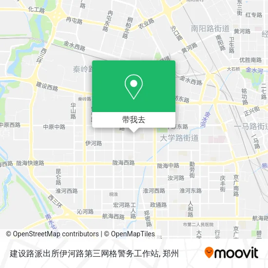 建设路派出所伊河路第三网格警务工作站地图