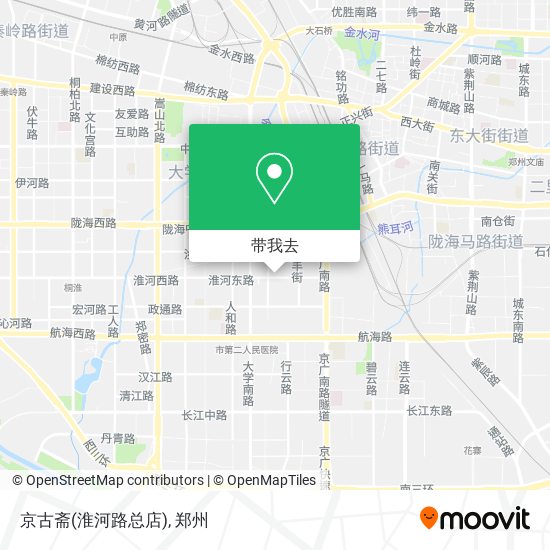 京古斋(淮河路总店)地图