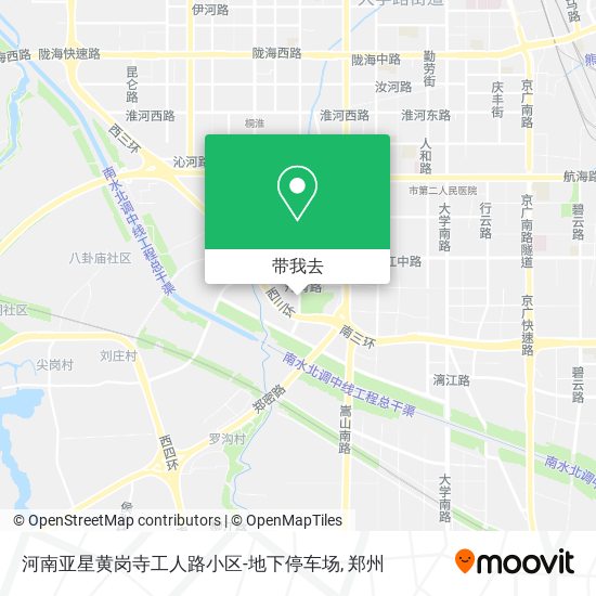 河南亚星黄岗寺工人路小区-地下停车场地图