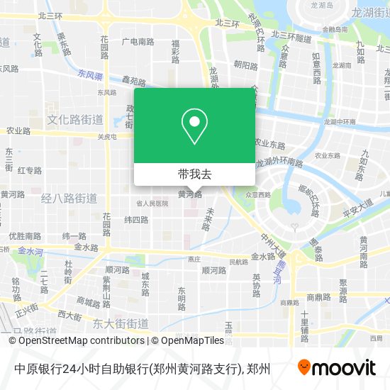 中原银行24小时自助银行(郑州黄河路支行)地图