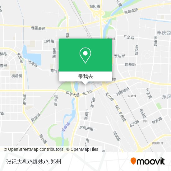 张记大盘鸡爆炒鸡地图