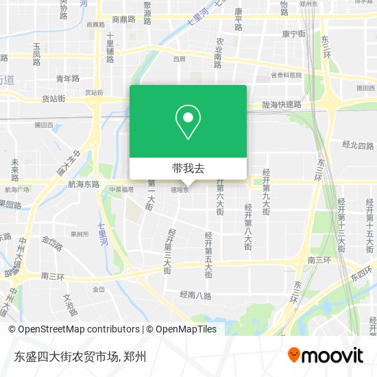 东盛四大街农贸市场地图