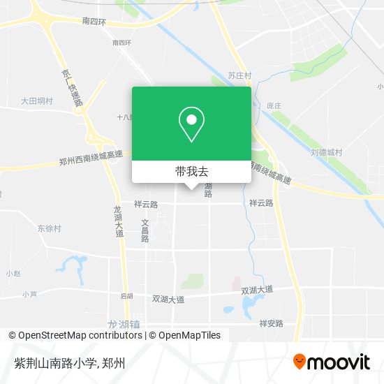 紫荆山南路小学地图