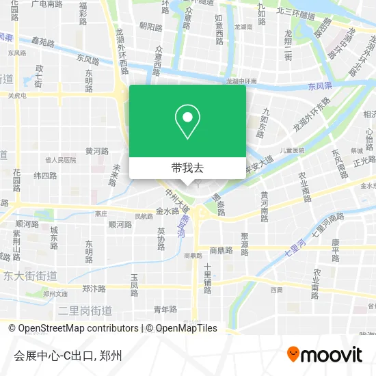 会展中心-C出口地图