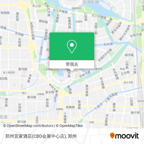 郑州宜家酒店(CBD会展中心店)地图