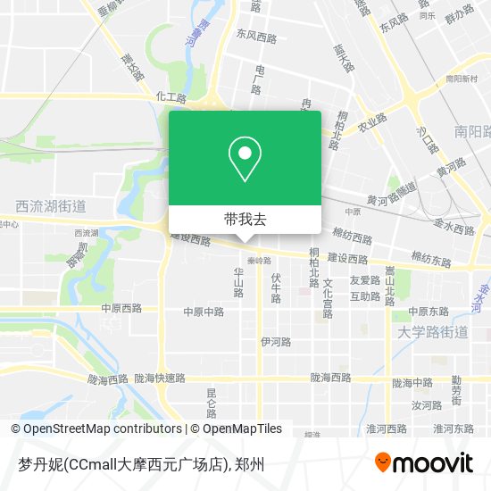 梦丹妮(CCmall大摩西元广场店)地图