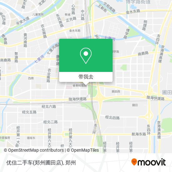 优信二手车(郑州圃田店)地图