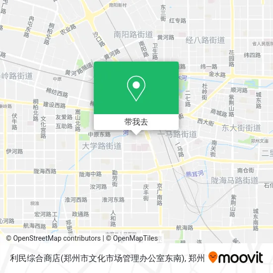 利民综合商店(郑州市文化市场管理办公室东南)地图