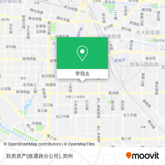 郑房房产(政通路分公司)地图
