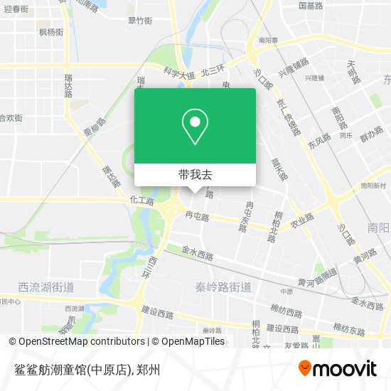 鲨鲨舫潮童馆(中原店)地图