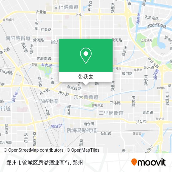 郑州市管城区恩溢酒业商行地图