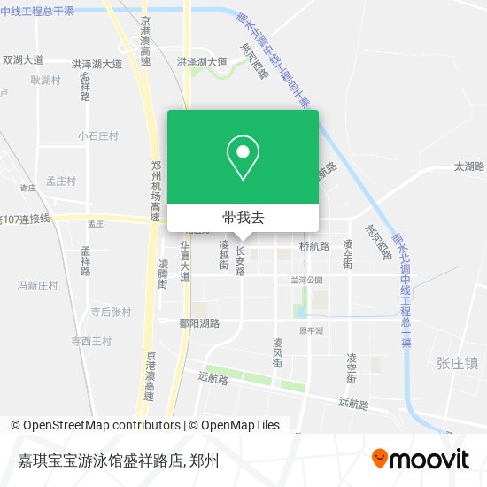 嘉琪宝宝游泳馆盛祥路店地图