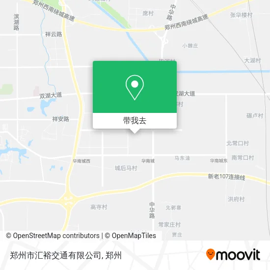 郑州市汇裕交通有限公司地图