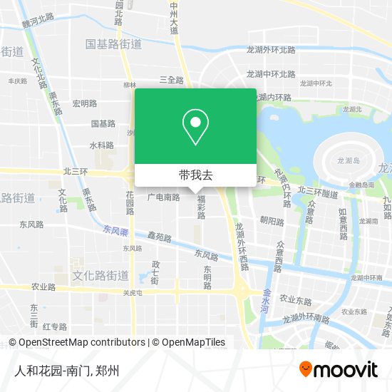 人和花园-南门地图