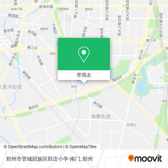 郑州市管城回族区郎庄小学-南门地图