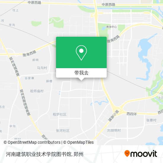 河南建筑职业技术学院图书馆地图