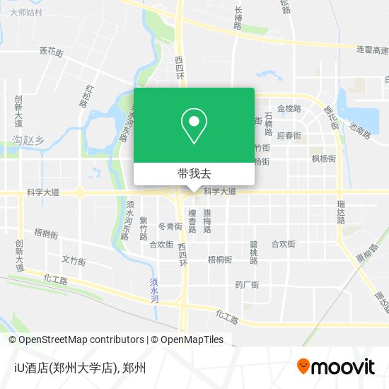 iU酒店(郑州大学店)地图