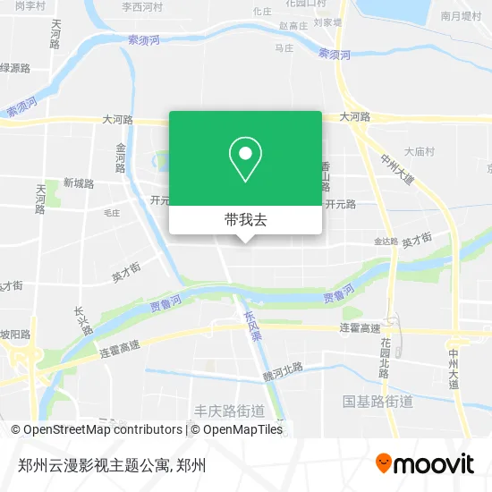 郑州云漫影视主题公寓地图