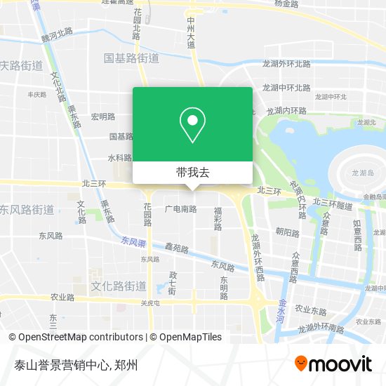 泰山誉景营销中心地图