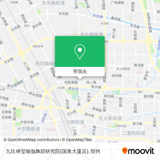 九玖禅玺瑜伽舞蹈研究院(国奥大厦店)地图