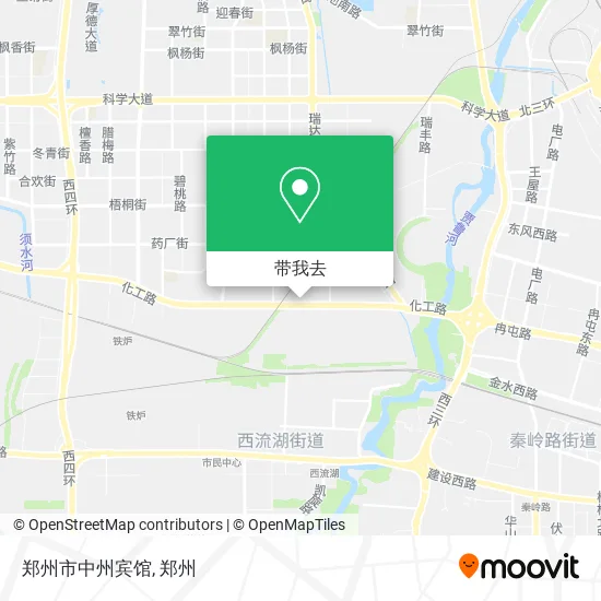 郑州市中州宾馆地图
