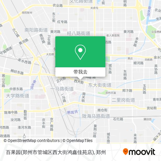 百果园(郑州市管城区西大街鸿鑫佳苑店)地图